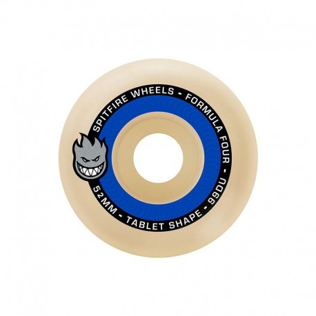 SPITFIRE FORMULA FOUR TABLETS ROUE (NATURAL BLUE) 54MM 99A 4 PACK