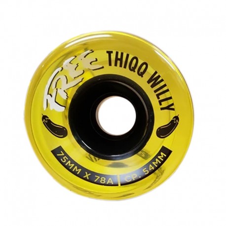 FREE WHEELS AGENT 70MM 78A LONGBOARD ROUES