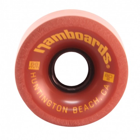 HAMBOARDS PU 66MM 80A LONGBOARD ROUES