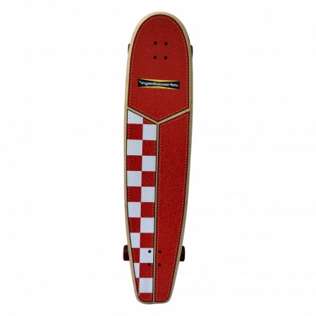 HAMBOARDS HUNTINGTON HOP CRUISING 45" (bleu jaune) LONGBOARD COMPLETE