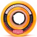 HAWGS WHEELS FATTIE 63MM - ORANGE YELLOW SWIRL 78